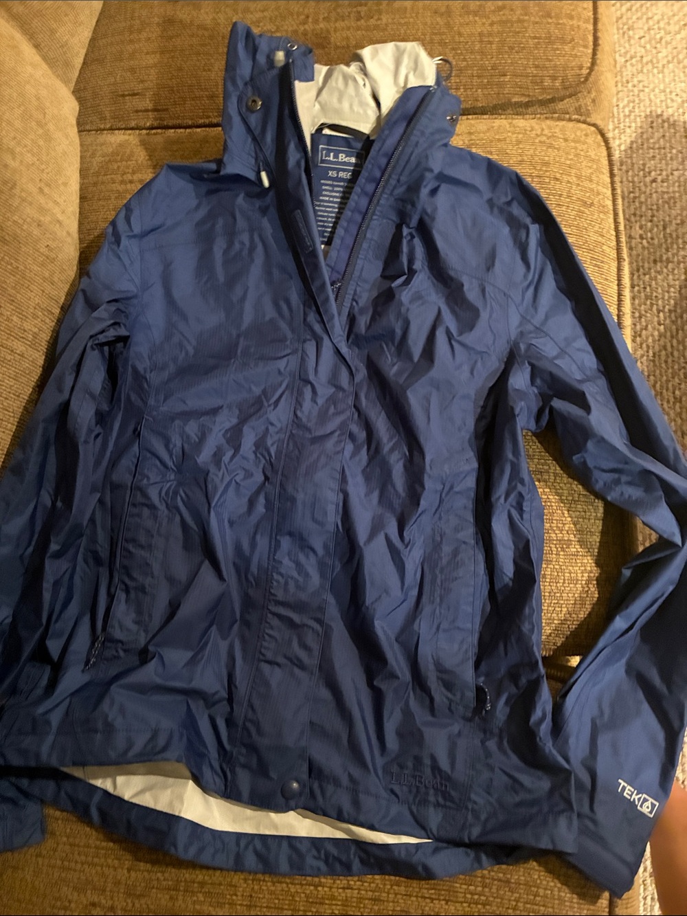 L.L. Bean Women's Navy Blue Ski/Snow Jacket with Hood